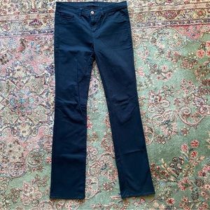 J Brand Mid Rise Straight Leg Jeans